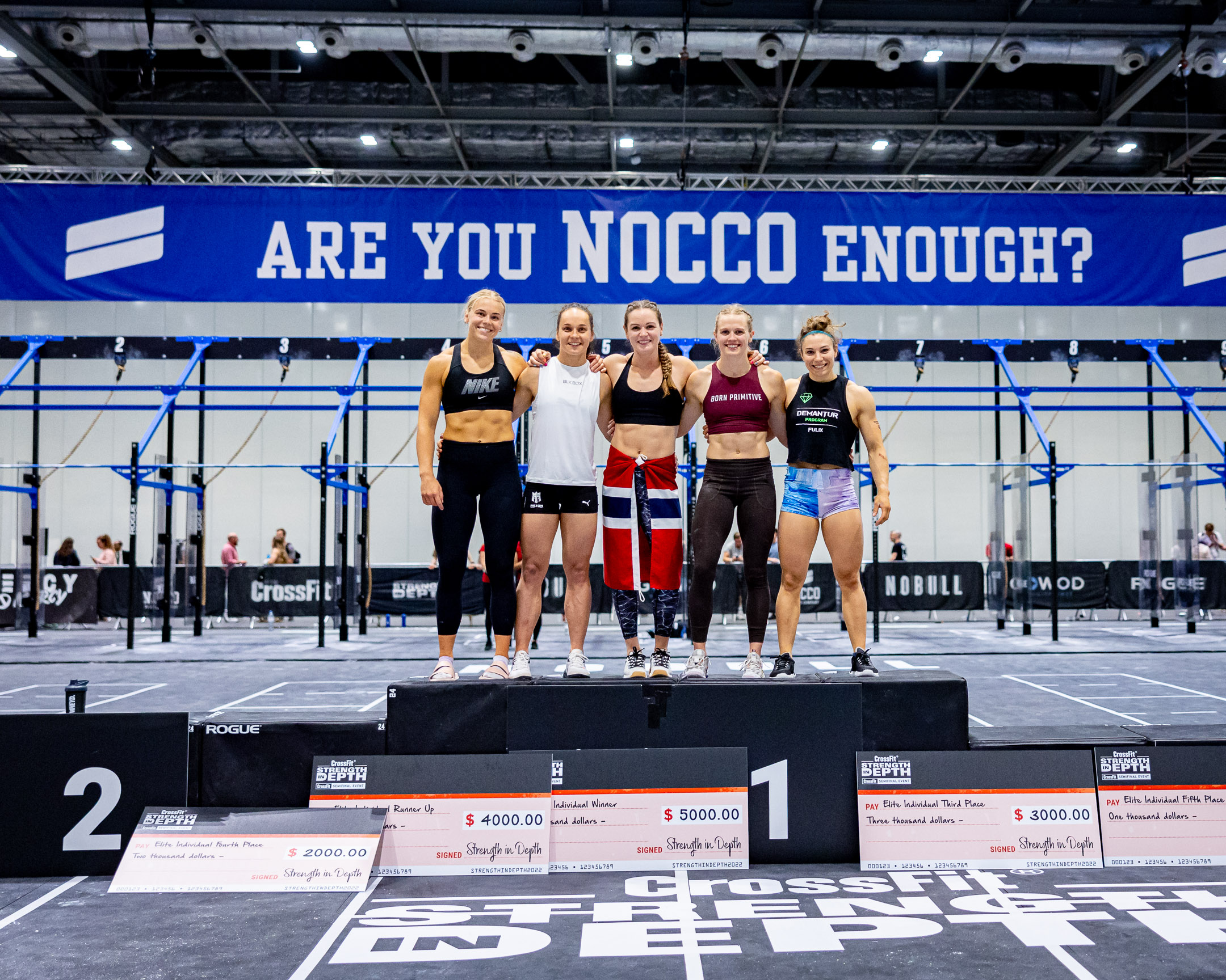 CrossFit Strength in Depth Women's Podium