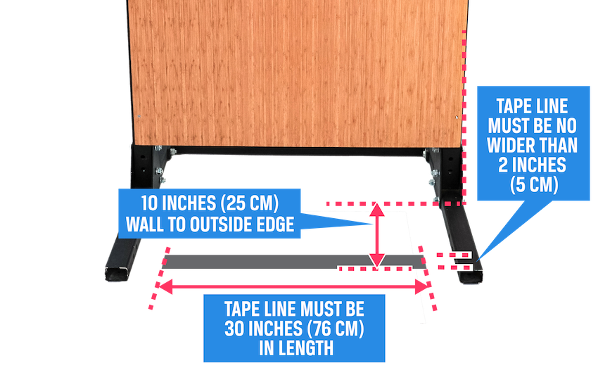 Handstand push-up set-up