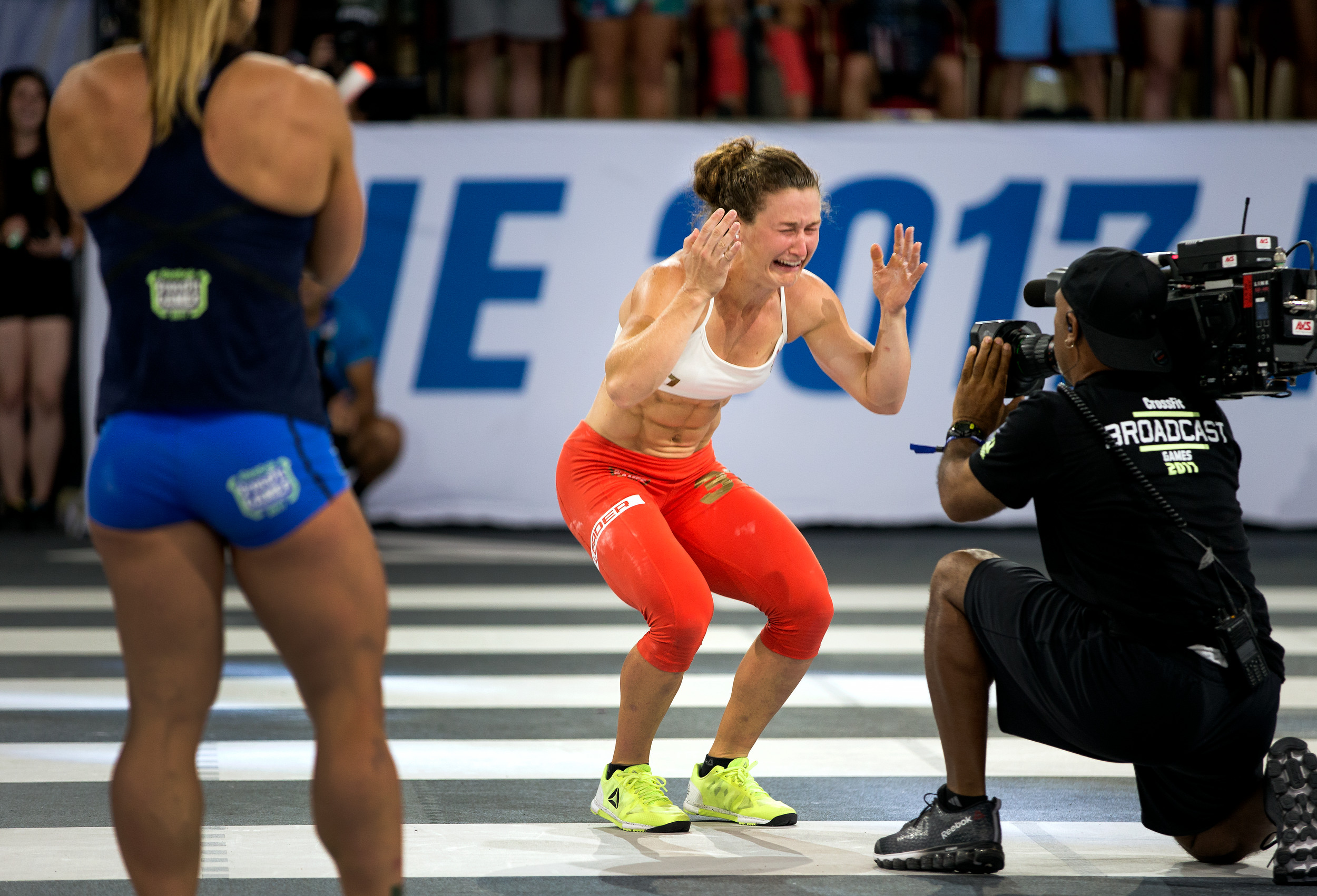 The moment Tia Toomey was crowed Fittest Woman on Earth in 2017