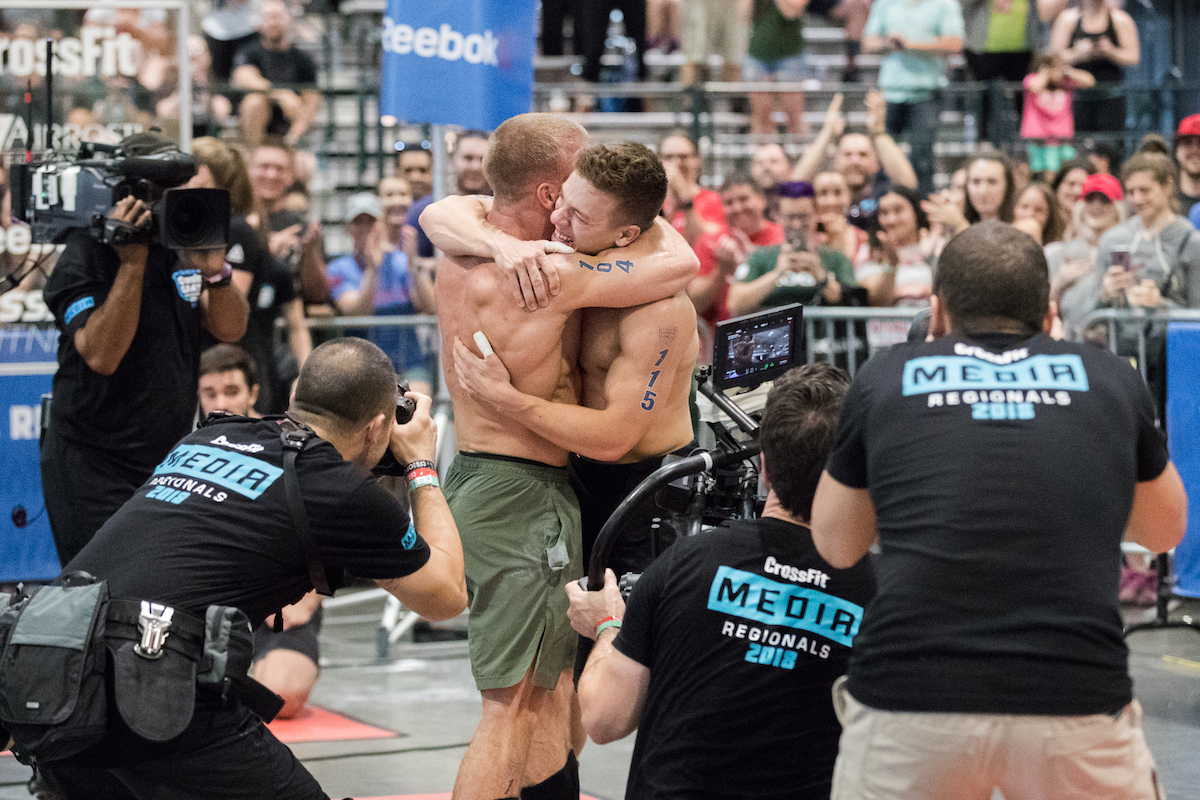 Saxon and Scott Panchik at the 2018 Games (Photo by Tai Randall)