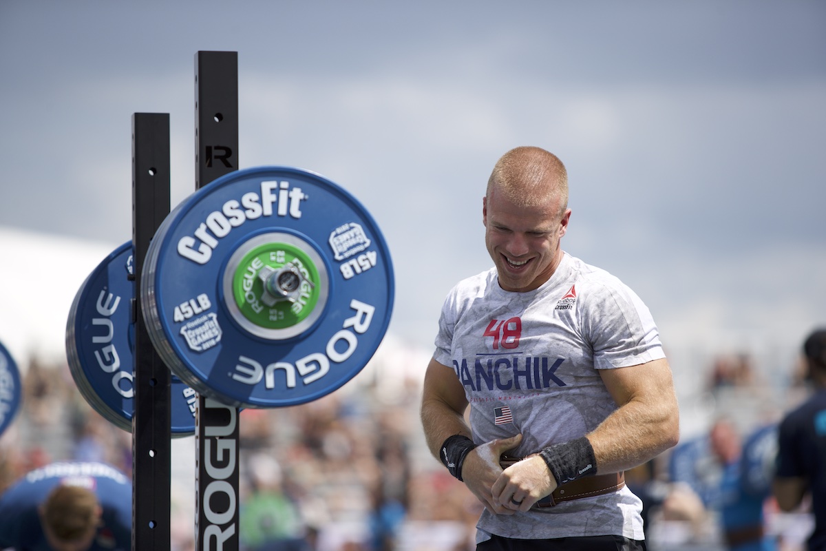 Panchik during the CrossFit Total at the 2018 Games (Photo by Dave Re)