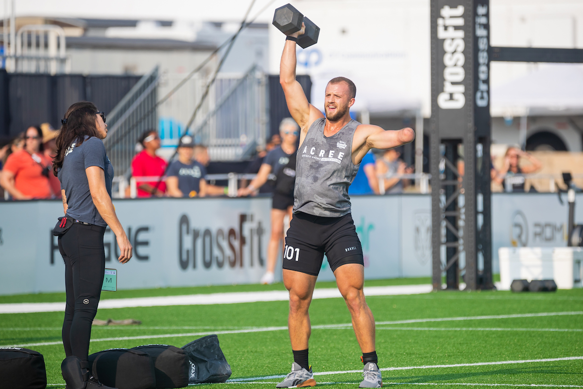 Casey Acree at the 2021 CrossFit Games