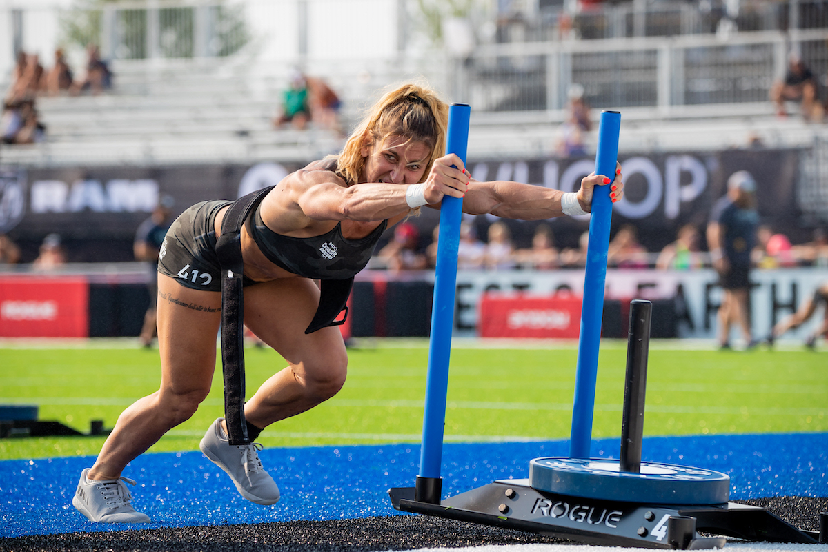 Giulia Roggio at the 2021 NOBULL CrossFit Games