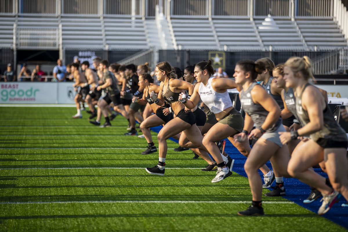 Teen girls at the 2021 NOBULL CrossFit Games