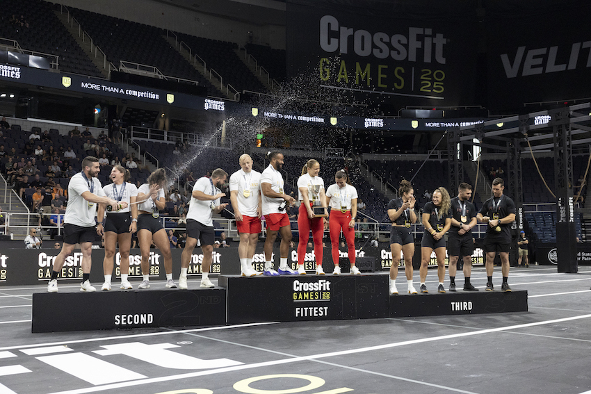 2025 CrossFit Games full podium