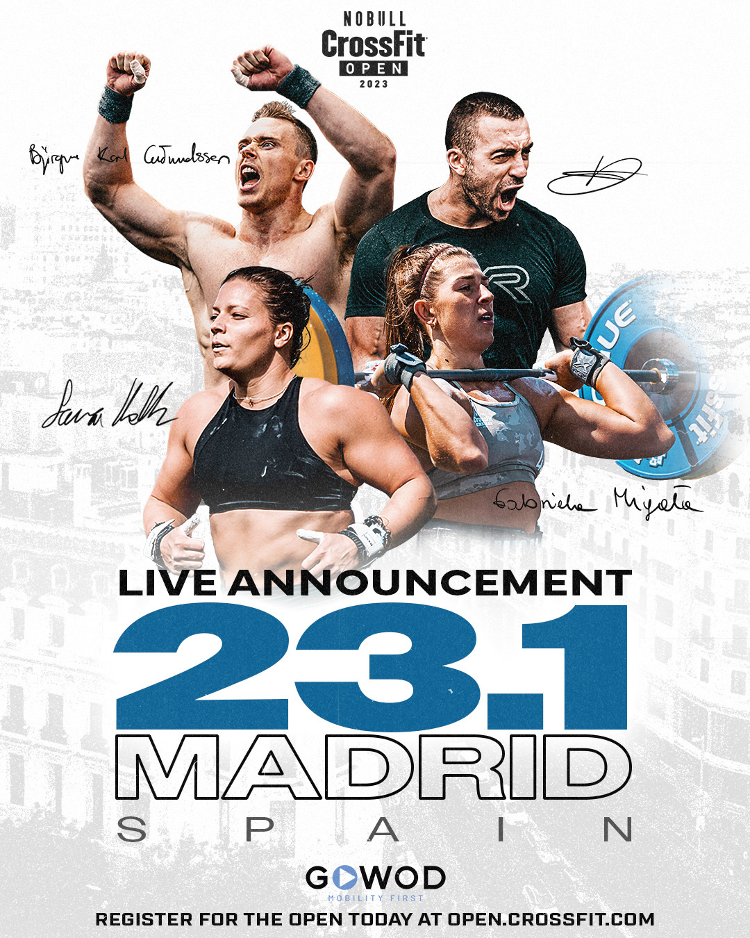 Watch the Announcement of 23.1, Live From Madrid | CrossFit Games