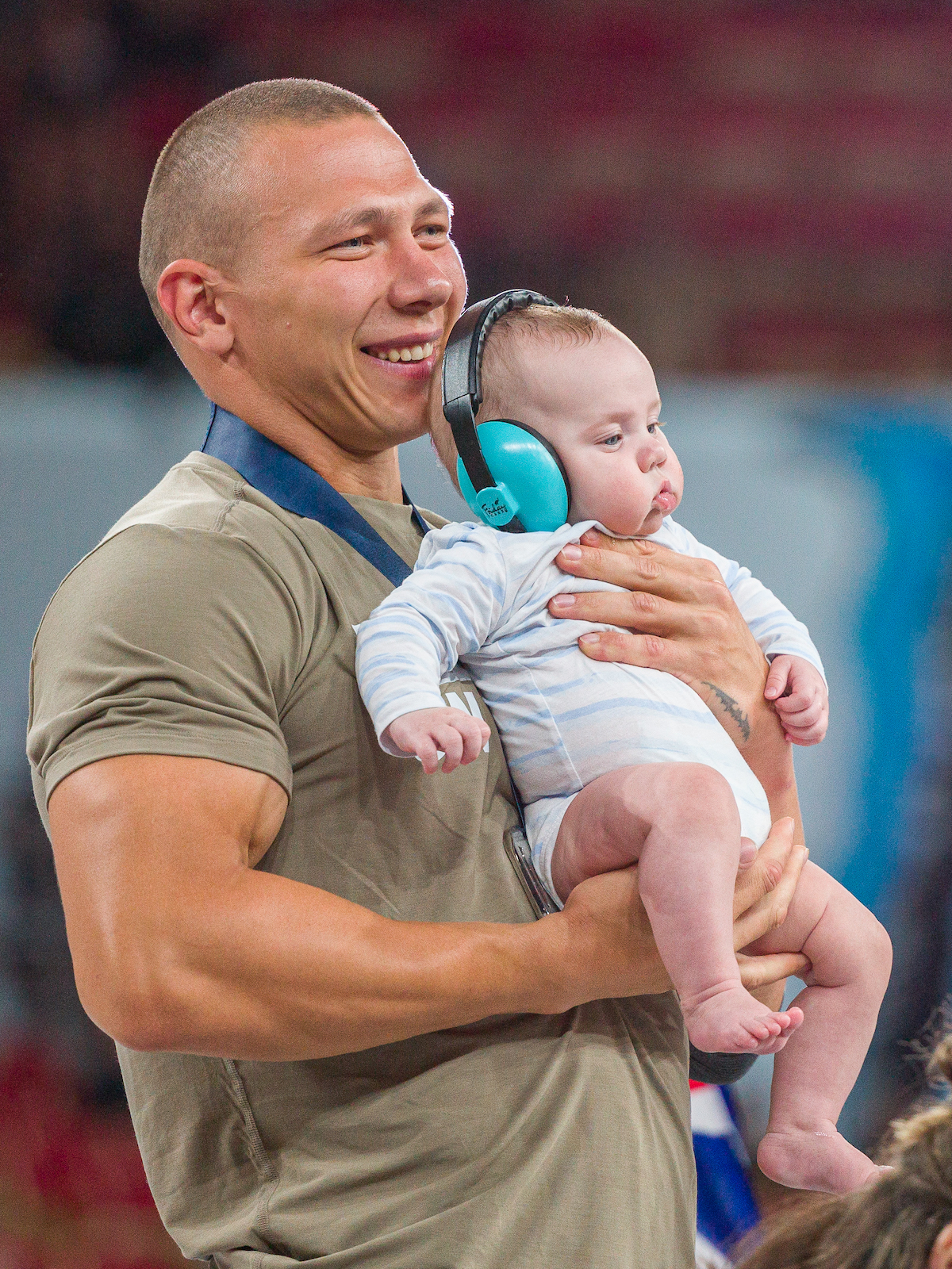 Khrennikov with his son