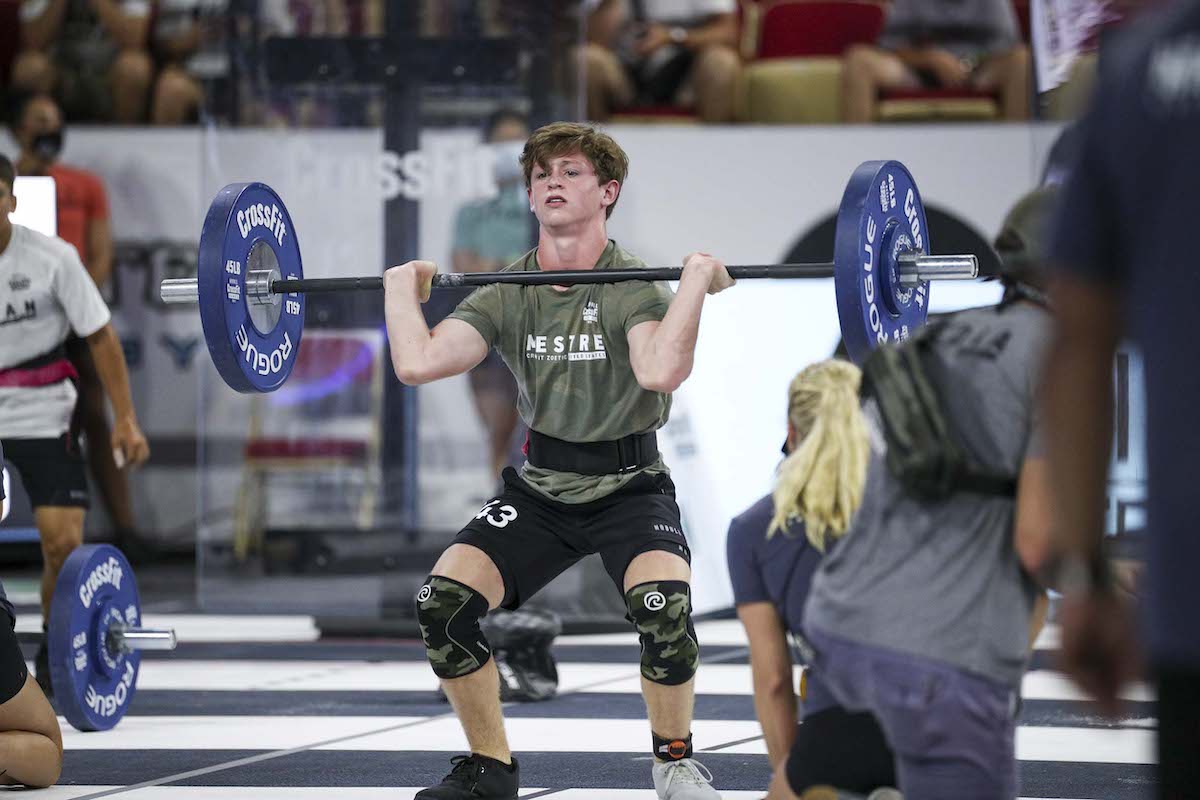 RJ Mestre at the 2021 NOBULL CrossFit Games