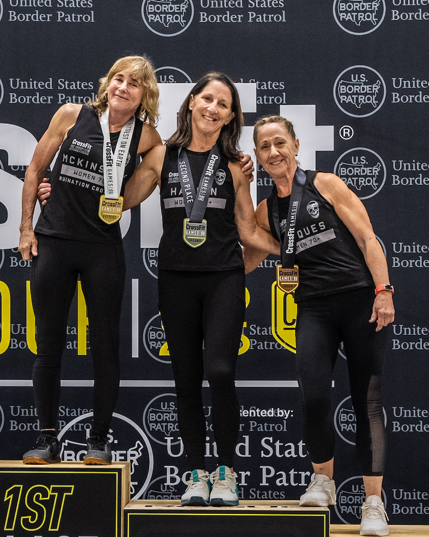 Women 70+ podium