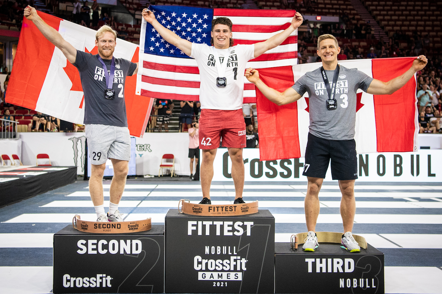 Men's CrossFit Games Podium