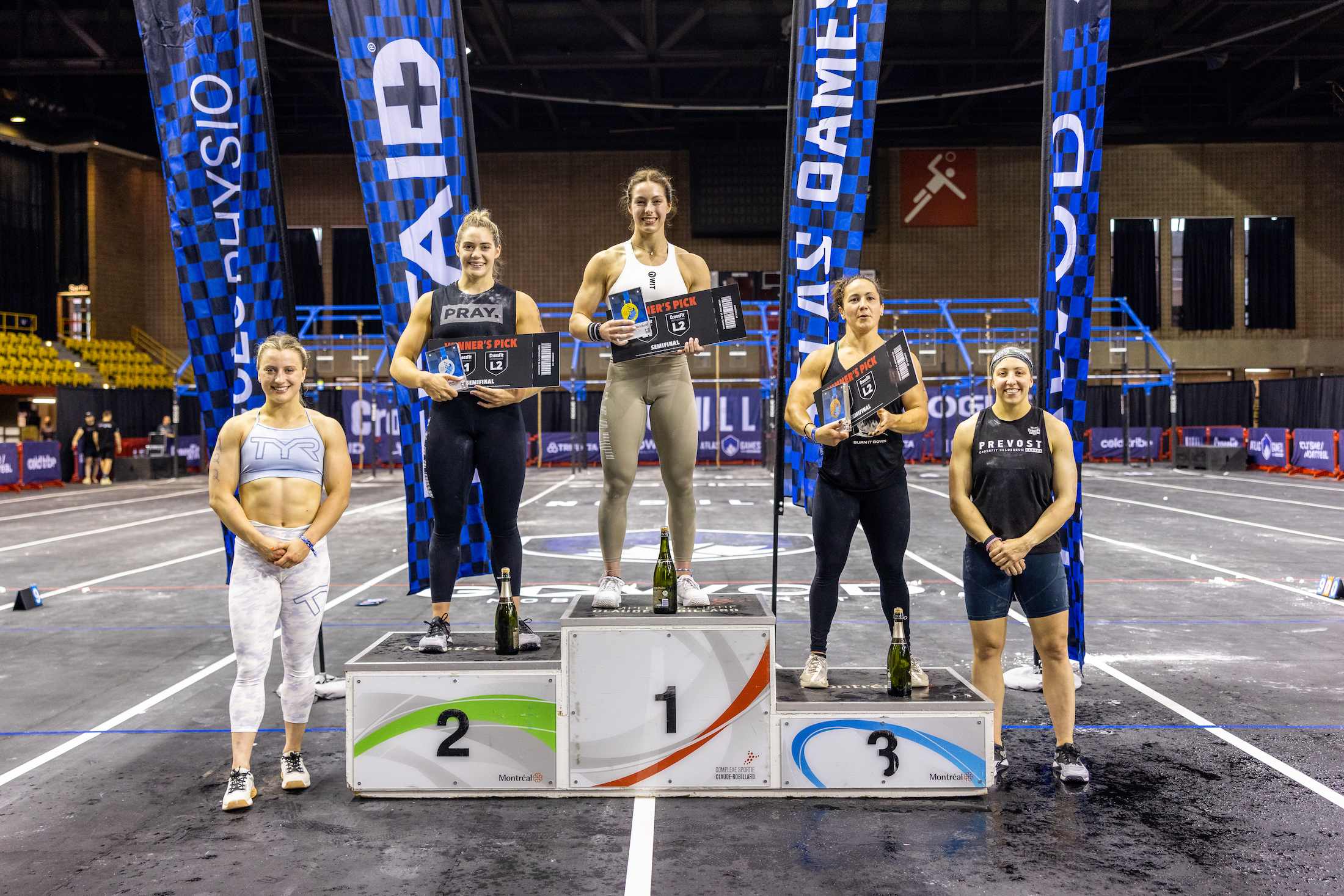 Atlas Games - women's podium