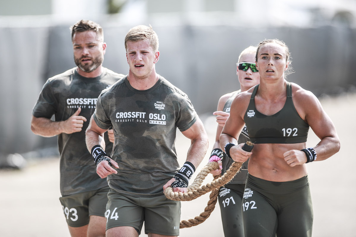 Team CrossFit Oslo at the CrossFit Games on Saturday