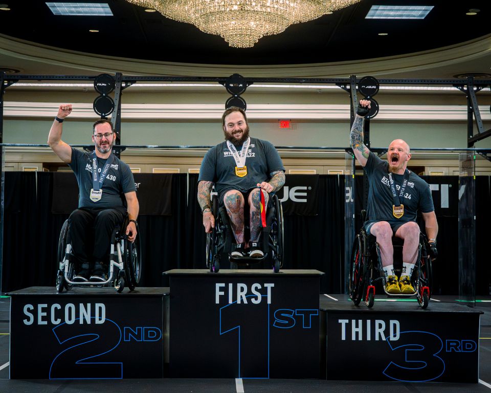 Seated Quadriplegic podium - Men 
