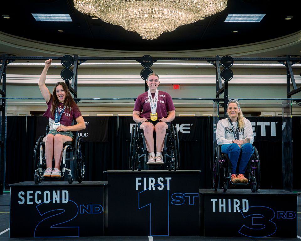  Seated Quadriplegic podium - women