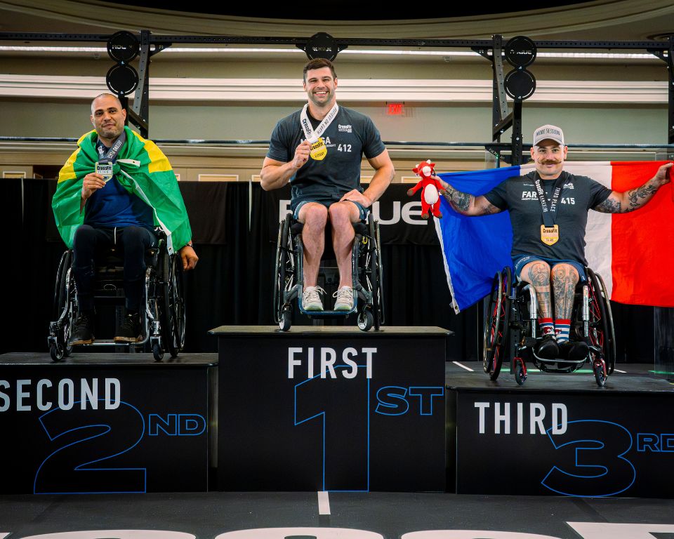 Seated w Hip Function podium - Men