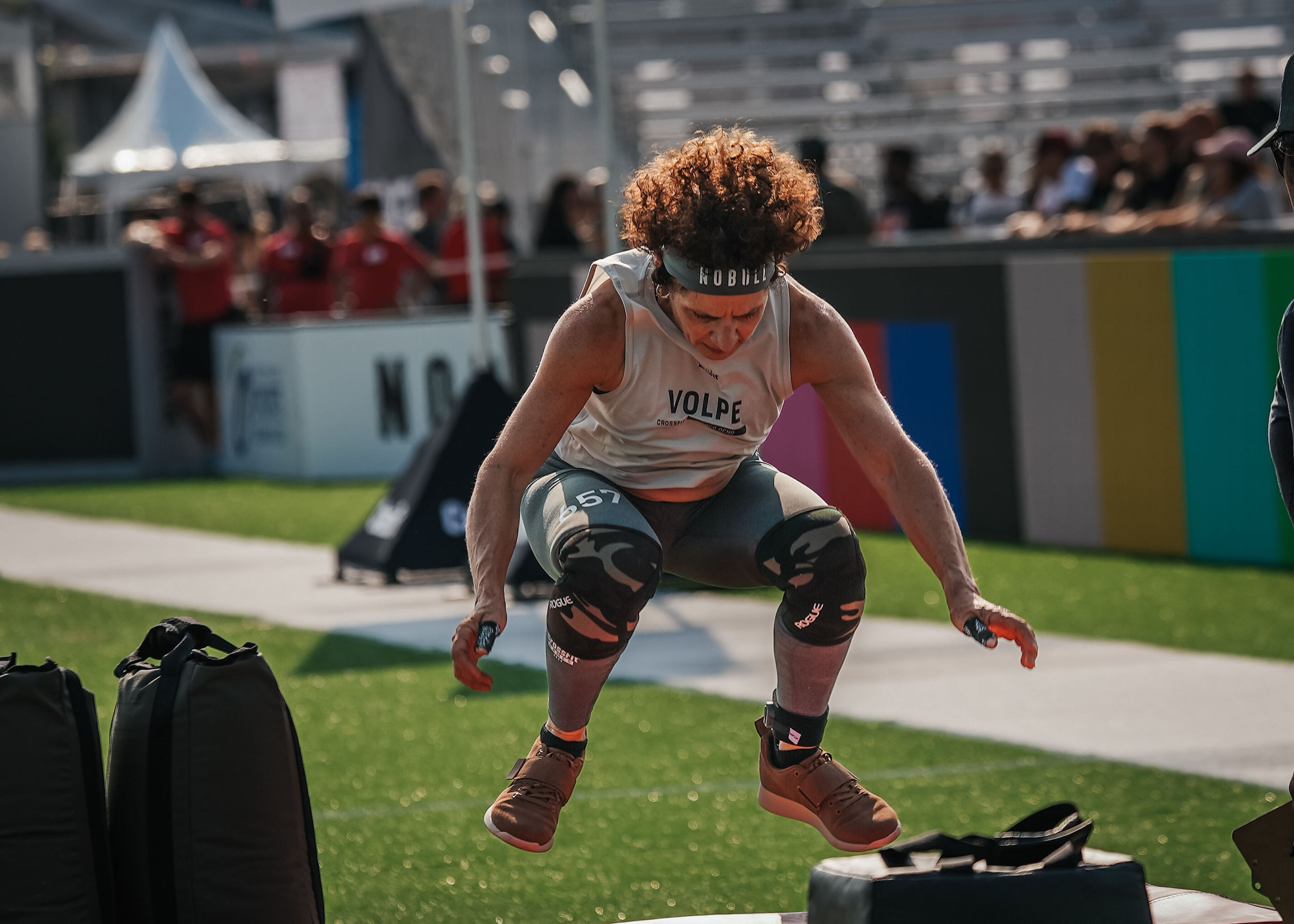 Silvana Volpe at the CrossFit Games