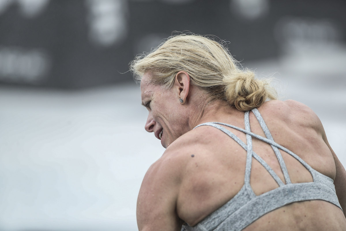 Susan Clarke at the CrossFit Games (Photo by Duke Loren Photography)