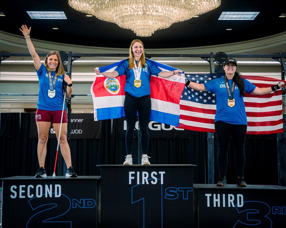 Visual podium - women