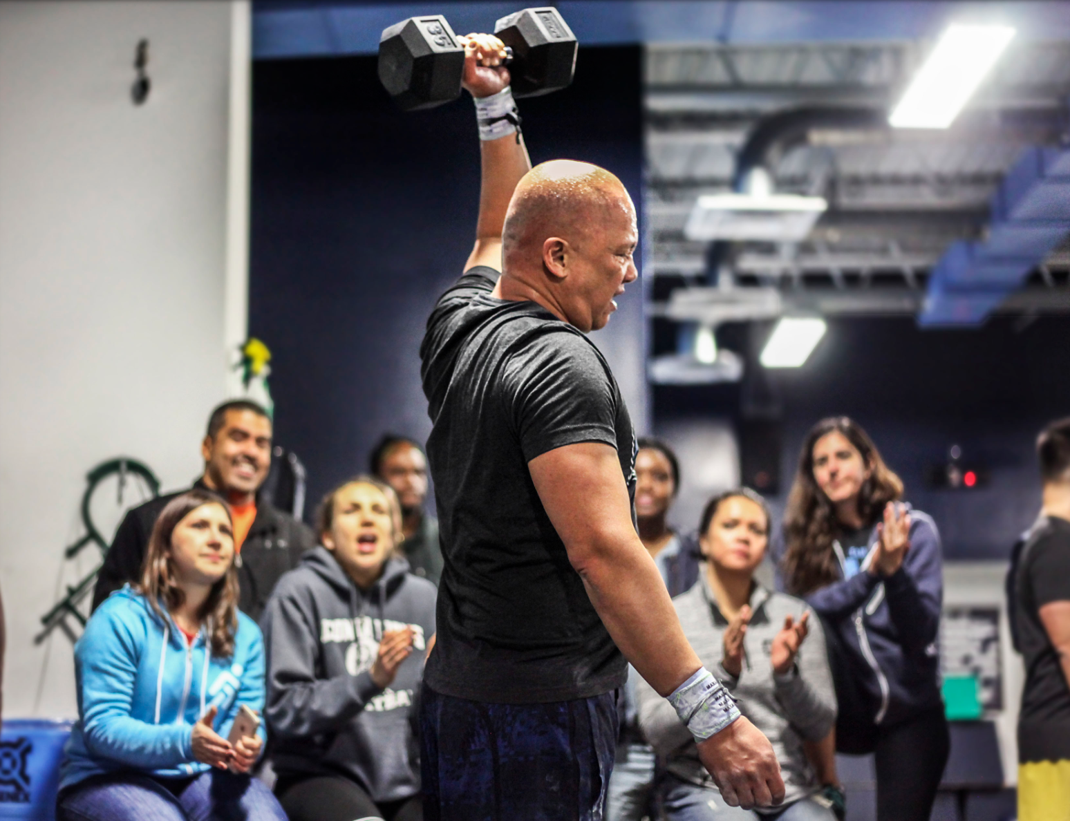 Masters athlete Willie Morales takes on 18.1 at Maxability Sports and CrossFit — Photo by: Squats & Pixels 