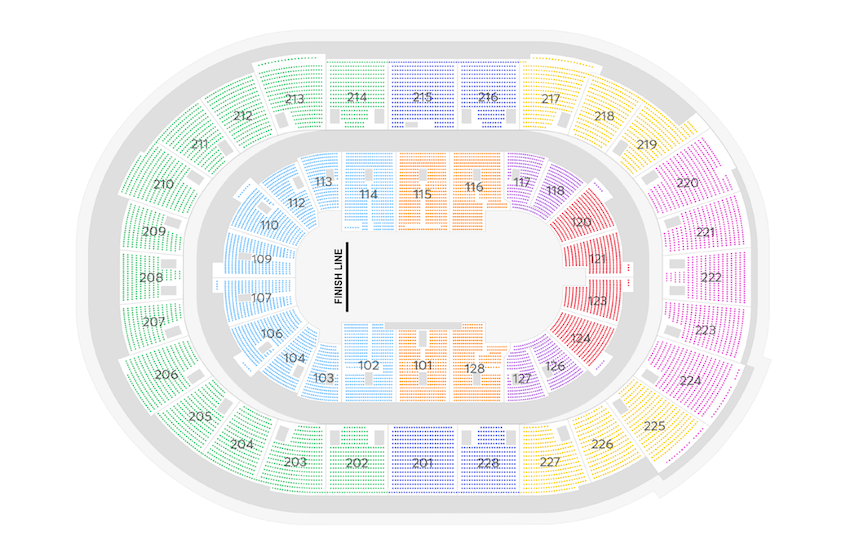 SAP Center Map